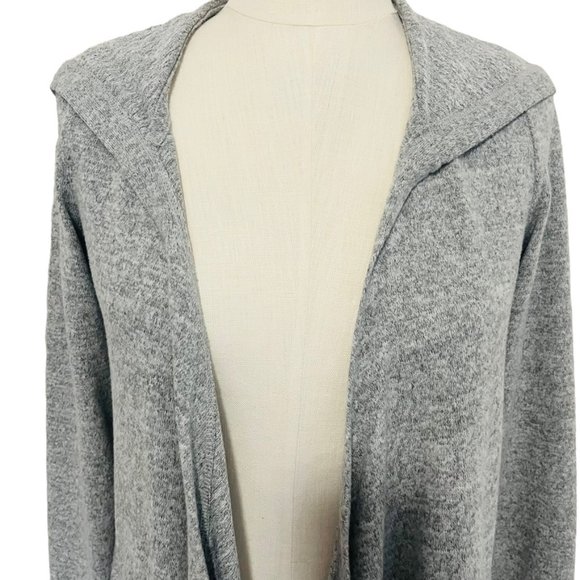 INC International Concepts Open Front Hood Cardigan Sweater Drape Front Sz Small - Picture 5 of 11